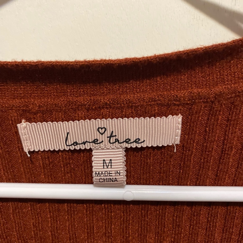 Long sleeve crop top
